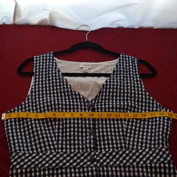 J.Crew beautiful gingham dress - Picture 7 of 11